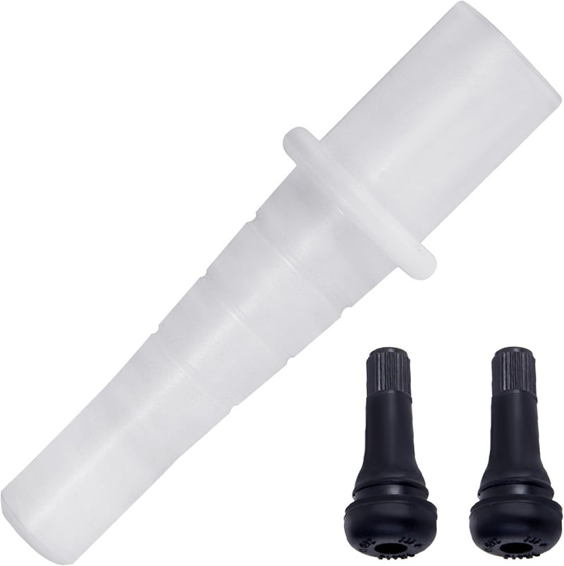 Richcat 51025 Quick Tire Valve Change Tool for Cars,Tire Valve Stem Core Quickly Replacement Tool Kit,The Tapered Positioning Tube，2 TR413 - Image 1